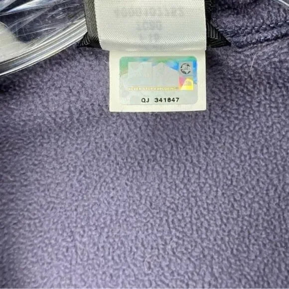 The North Face Jacket Women’s XS Purple Full Zip Lightweight Fleece Mock Neck - Picture 7 of 9